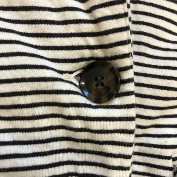 Banana Republic Ponte Knit Striped Blazer Size XL - Picture 4 of 8